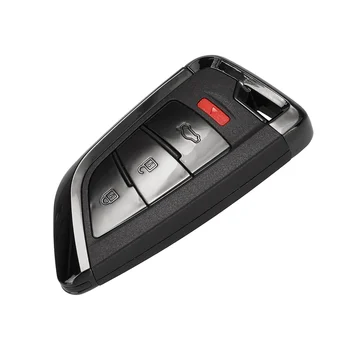 Для XSKF21EN Универсальный умный бесконтактный дистанционный ключ с 4 кнопками в стиле ножа Брелок для VVDI Key Tool (черный)