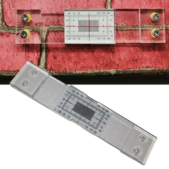 Измерительная сетка для мониторинга трещин в пластике, запись мониторинга трещин в бетоне, Стандартные контрольные приборы для мониторинга трещин