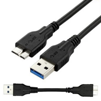 0,1 М Сверхскоростной кабель USB 3.0 от A до Micro B для внешнего жесткого диска HDD drop