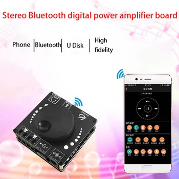 1 комплект 20 Вт + 20 Вт Bluetooth-Совместимый Цифровой Усилитель мощности звука XY-AP15H Класса 10 Вт ~ 200 Вт Hi-Fi Стерео USB/AUX Звуковая карта App AMP