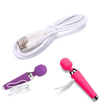 1 м USB-кабель для зарядки, кабель для вибратора постоянного тока, Шнур, Секс-товары, USB-источник питания, зарядное устройство Для Перезаряжаемых игрушек для взрослых
