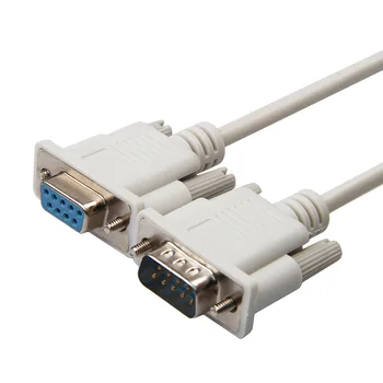1 шт. Последовательный кабель DB9 9-контактный Прямого подключения и перекрестного подключения M/M M/F F/F PC Конвертер Удлинитель Кабель-адаптер 1,5 м