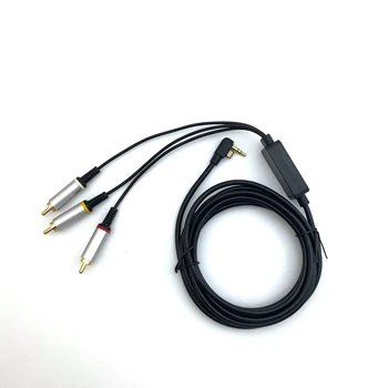 10 шт. Аудио-Видео AV-кабель с удлинителем RCA Композитный кабель для передачи данных для PlayStation Portable PSP 2000 3000 к телевизионному монитору