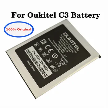 100% Оригинальная сменная батарея емкостью 2000 мАч для умного мобильного телефона Oukitel C3, высококачественный аккумулятор Bateria