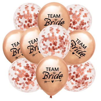10шт 12-дюймовых Латексных воздушных шаров для команды Невесты на свадьбу, Девичник, украшения для вечеринок, подарки будущей невесте