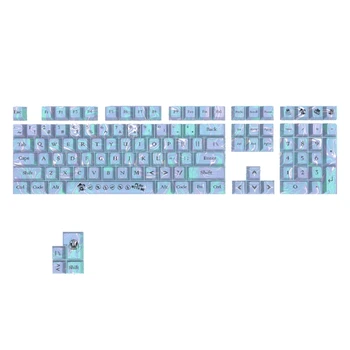 112 шт. Колпачки для клавиш с красителем из ПБТ для механических клавиатур MxSwitches ANSI челнока