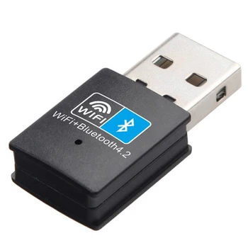 150 Мбит/с 2,4 G V4.0 WiFi Bluetooth-совместимый Беспроводной Адаптер USB-Адаптер Dongle Сетевая карта RTL8723BU Для Настольных Портативных ПК
