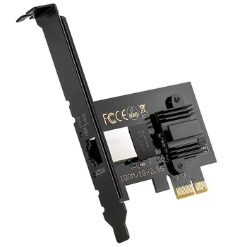2,5 Гигабитный сетевой адаптер PCI Express 100/1000/2500 Мбит/с RJ45 LAN Гигабитный адаптер Конвертер Поддержка Windows/Linux/MAC