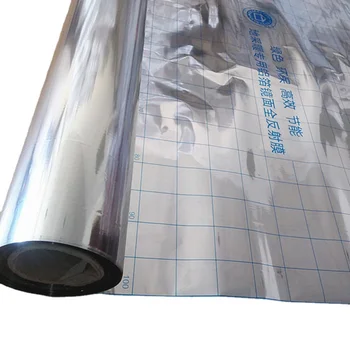 2 Квадратных метра Энергосберегающей изоляционной зеркальной пленки из алюминиевой фольги для системы электрического теплого пола