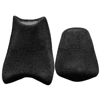 2 шт. Дышащие летние прохладные 3D сетчатые чехлы для сидений мотоциклов Подушка для 1100 Crf1100L ADVANTURE
