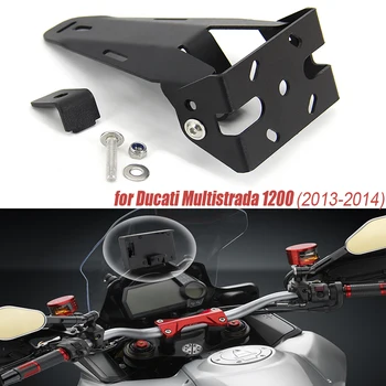 2013 2014 Для мотоцикла Ducati Multistrada 1200 GPS Держатель телефона Подставка Кронштейн USB зарядное устройство GPS Moto