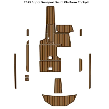 2013 Supra Sunsport Платформа для плавания, коврик для кокпита, лодка, пенопласт EVA, коврик из искусственного тика