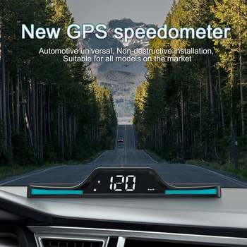 2023 Новый HUD G15 Для всех Автомобилей, Головной Дисплей, Автоматический Спидометр, Умный Цифровой Будильник, Напоминание, Измеритель Электроники, Аксессуары, Скорость