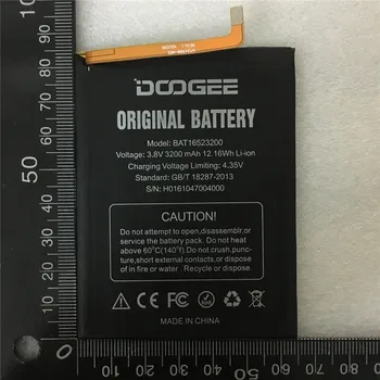 3200 мАч BAT16523200 Сменный Аккумулятор Bateria Batterie Для Doogee Y6 C Y6C MTK6750 Восьмиядерные Аккумуляторы для мобильных телефонов