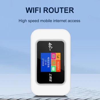 4G LTE WiFi Маршрутизатор 150 Мбит/с Портативный USB WiFi Модем 4G SIM-карта ЖК-дисплей С Индикатором 2500 мАч Карманный MIFI Точка Доступа 4g Ключ