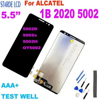 5,5 ’для ALCATEL 1B 2020 5002 5002D 5002x 5002H 5002A OT5002 ЖК-дисплей с Сенсорным экраном В Сборе Для Alcatel 1B 5002