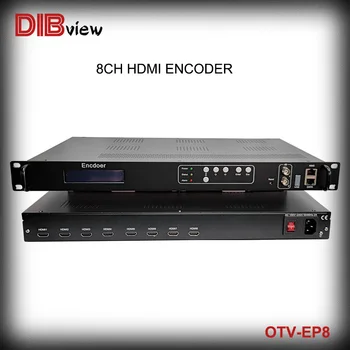8 Каналов HDMI Цифрового телерадиовещательного оборудования MPEG 4 AVC/H.264 HD IP-кодировщик
