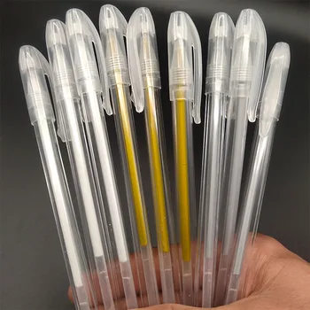 9 Цветов Гелевая Ручка Серебристо-белые маркеры Металлик, ручка для письма, рисования, Граффити, Ручки 