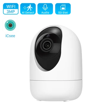 ANBIUX 1080P Мини-WiFi IP-камера для обнаружения человека, Беспроводная Домашняя Камера видеонаблюдения, 2 Мп с автоматическим отслеживанием