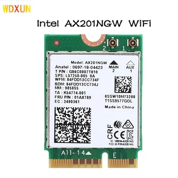 AX201NGW AX201 INTEL 201NGW WIFI CARD Bluetooth 5.0-Двухдиапазонный Беспроводной Bluetooth-адаптер, Сетевая карта Wi-Fi 6 Гигабит 2400 М