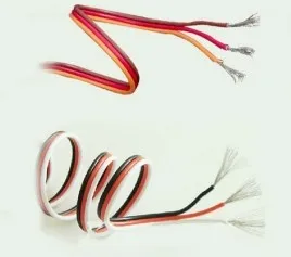 DIY Futaba/JR Цвет 22 # 22AWG Серво Удлинитель/Плоский кабель 1 М без разъема