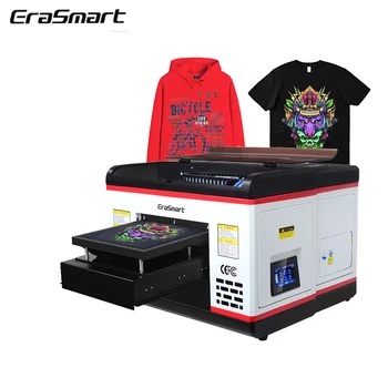 Erasmart A3 Печатная машина для футболок Dtg Принтер для текстильной ткани Принтер для печати одежды