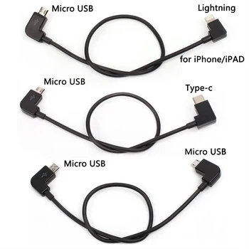 FPV-системы Micro USB к осветительному кабелю/type C/Micro USB OTG Кабель для передачи данных для iPhone iPad DJI Osmo Карманный адаптер Spark/MAVIC Pro 2 Air Control