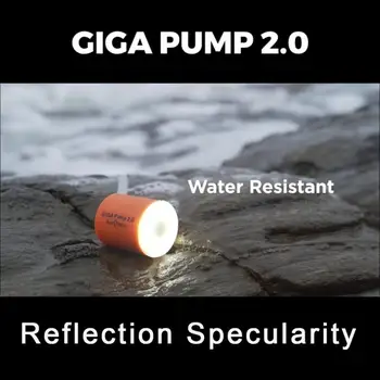 GIGA Pump 2 Портативный воздушный насос для кемпинга на открытом воздухе, надувной мини-воздушный насос для пеших прогулок /Поплавок/ Надувная кровать, USB Перезаряжаемый вакуумный насос