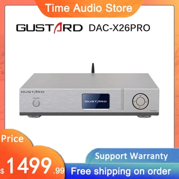 Gustard DAC-X26PRO MQA DAC ESS9038 PRO *2 Bluetooth 5.0 Синтезатор часов K2 X26 PRO DSD512 PCM768KHz Декодер