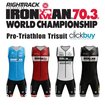 IRONMAN70.3 Trisuit World Для триатлона, Облегающий костюм без рукавов, Комбинезон для Плавания, Велоспорта, соревнований по бегу, Одежда RT