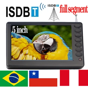 LEADSTAR 5 Дюймовый Портативный миницифровой телевизор ISDB T с Полносегментным Воспроизведением FM ATV по USB Со Встроенным Аккумулятором Карманный телевизор Смотрите В любом месте D5