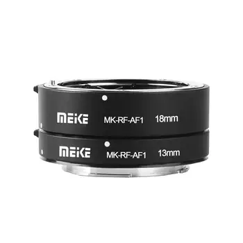 Meike MK-RF-AF1 Металлическая Макро-удлинительная трубка для автофокусировки, переходное кольцо 13 мм 18 мм для камеры Canon EOS-R серии EOS-RF EOS-RP