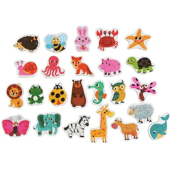 My First Jigsaw Puzzle Toys for Children Детские большие одинаковые пазлы, карточки для раннего обучения, детские развивающие игрушки, рождественские подарки