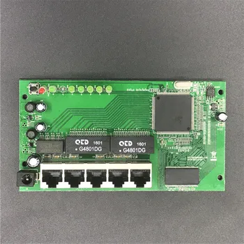 OEM 5-портовый гигабитный модуль маршрутизатора 10/100/1000 м распределительная коробка 5-портовые мини-модули маршрутизатора OEM проводной модуль маршрутизатора PCBA с RJ45