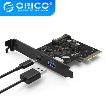 ORICO Настольная карта USB3.1 Type-C USB3.1 PCI-E Express, совместимая с Window 7/810 С 15-контактным разъемом питания SATA