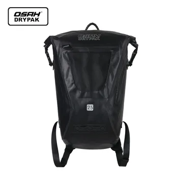 Osah Водонепроницаемый рюкзак 25Л, большая емкость, сухой мешок, ПВХ, мотоциклетный рюкзак, Черная сумка на плечо, Городская функция, аксессуары для мото