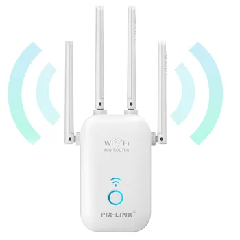 PIXLINK 5G WiFi Ротационный Ретранслятор Беспроводной Усилитель Домашний Усилитель сигнала AC1200 Двухдиапазонный 2,4/5G Удлинитель Дальнего Действия Интернет AC27
