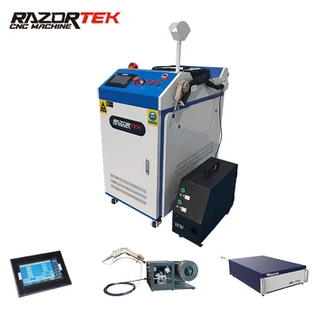 Razortek 3 в 1, лазерный сварочный аппарат, лазерная машина для удаления ржавчины, чистка, лазерная резка