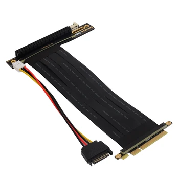 RTX3060 PCI-E x8 Удлинительный кабель Адаптер x16 PCIe Riser 8x-16x GTX1080 Видеокарты Удлинитель 64 Гбит/с ETH Miner