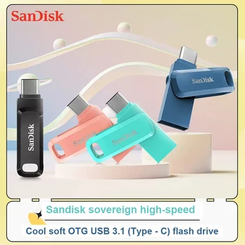 SanDisk USB 3,1 Флэш-накопитель 512 ГБ 32 ГБ 64 ГБ 128 ГБ 256 ГБ Ультра Двойной USB 3,1 Диск OTG Type-C Флеш-накопитель 150 м/с для Смартфона
