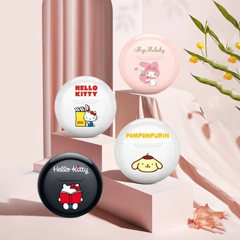 Sanrio Kuromi Hello Kitty Bluetooth 5,1 Наушники TWS Спортивная Гарнитура GUDETAMA Милые Наушники-вкладыши с низкой Задержкой Шумовые Наушники Подарки НОВЫЕ