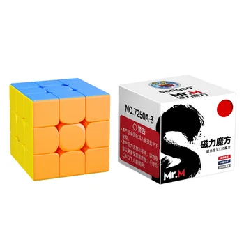 Shengshou Senso 3x3 Mr.M. S Магнитный Кубик Без Наклеек Cubo Magico Speed Cube Twist Головоломка Развивающая Для Детей Детские Подарочные Игрушки