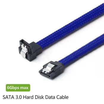 SSD HDD SATA 3,0 III Кабель для передачи данных К SSD HDD Шнур жесткого диска Sata 8-ядерный 7P Прямой Под прямым углом 6 Гб/сек. Для материнской платы MSI