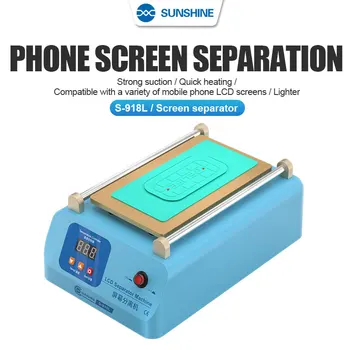 SUNSHINE S-918L Разделитель ЖК-экрана для мобильного телефона ниже 8 дюймов, инструменты для ремонта экрана с Супер всасыванием, Разделительная машина