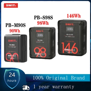 SWIT BP-M90S S98S S146S Карманный Батарейный блок с V-образным креплением, литиевая батарея с V-образным замком для Кинокамеры, смартфона, ноутбука с выходом 2xD-tap
