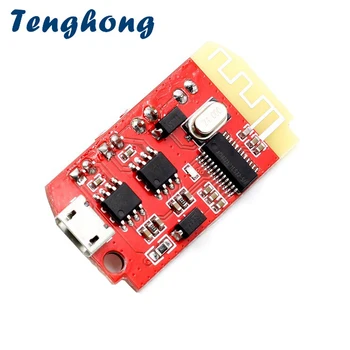 Tenghong Buletooth 4,2 Плата Стереоусилителя 5 Вт * 2 С USB Звуковой картой 3,7-5 В Зарядный Аудиомодуль Модифицированный Динамик DIY