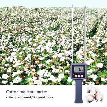 TK100C анализатор влажности хлопка для текстильного волокна, детектор влажности, тестер, метр