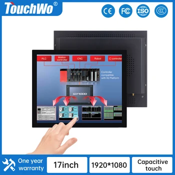 TouchWo с автоматическим управлением, 17-дюймовый встроенный сенсорный монитор J4125 I3 I5 с интерфейсом RS232