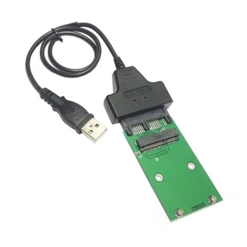 USB 2,0 к Mini PCI-E MICRO 16Pin 1,8-дюймовый Жесткий мини PCIE mSATA Жесткий SSD адаптер Доска Прямая поставка