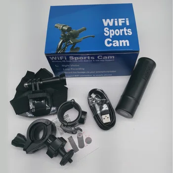 WIFI Рекордер для Вождения мотоцикла HD 1080p IP65 Водонепроницаемый Аккумулятор Автомобильный Электромобиль DV Рекордер Спортивная Экшн-Камера На открытом Воздухе Новый